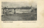 BORDS de la SEMOIS. Pont de VRESSE sur la Semois.