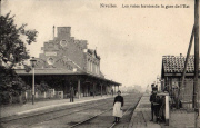 Nivelles. Les voies ferrées de la Gare de l'Est