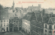 Gand. Panorama vu du Ch�teau des Comtes  Panorama van op den Meesten Toren van's -Gravensteen