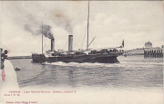 Ostende. Ligne Ostende-Douvres. Steamer ''Léopold II''