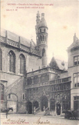Bruges. Chapelle du Saint-Sang (865-1150-1482) et ancien Greffe criminel (1529)
