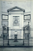 Waterloo. Monument commémoratif Anglais .Dans l'Eglise