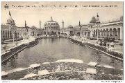 Exposition Universelle 1913, Vue générale de la Cour d'Honneur et des Bassins