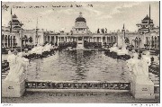 Exposition Universelle  et Internationale 1913, Les Bassins et la Fontaine Monumentale