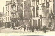 Bombardement 8-9oct 1914 Kronenburgstraat Rue Kronenburg