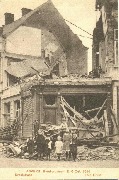 Bombardement 8-9oct 1914 Brantstraat Rue Brant
