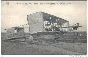 Aérodrome de Kiewit-Hasselt. Un biplan Voisin prêt au vol