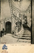Palais de S.A..R. le Comte de Flandre. L'Escalier blanc - Entrée ordinaire de LL.AA.RR.