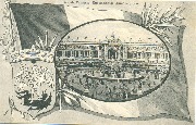 Grande Terrasse Exposition de Bruxelles 1910.St Michel