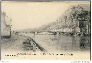 Bords de la Meuse.  - Le Pont de Dinant, vue de Neffe