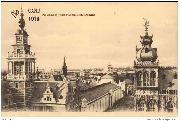 Gand 1913. Panorama et Tours d'Anvers et de Bruxelles