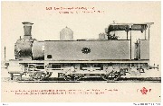 Chemin de fer d'Anvers à Gand Locomotive-tender à 4 roues accouplées et essieu porteur avant pour trains de Voyageurs, construite par la Société Anonyme de St-Léonard à Liège