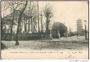 Bruxelles-Laeken, Vue au Heysel. La Tour chinoise
