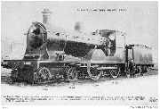 Machine N° 3904 à simple expansion ..deux essieux accouplés et bogie à l'avant pour trains express légers sur les lignes faciles (Type 18bis, série 3901à 3915, construite en 1908)