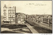 Wenduyne.Avenue Léopold.Panorama vers Blankenberghe