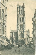 Gand. Cathédrale St Bavon bâtie en 841