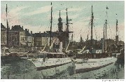 Ostende. Vue des Bassins