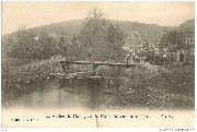 Yvoir, La Vallée du Bocq, vu du Pont du chemin de fer