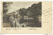 Souvenir de Charleroi. Le pont de  Sambre