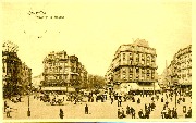 Bruxelles Place de la Bourse(1908)