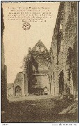 Abbaye d'Aulne Pignon du transept nord