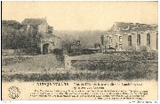 Abbaye d'Aulne Vue de l'Est de la porte de Landelies et du quartier des Anciens