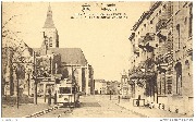 Vilvorde.Eglise Notre dame et avenue de Schaerbeek-OLV Kerk en Schaerbeekschesteenweg 