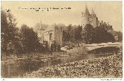 Ardennes Belges. Vue du Château et de l'Eglise à Durbuy-sur-Ourthe