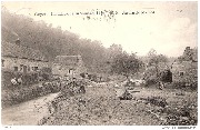 Goyet. Inondation du Samson 11 Juin 1910. Jardin de Mathot