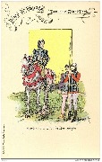 Fêtes de Bruges 1907 Tournoi de l'Arbre d'Or. Gardes de la Cour de Bourgogne
