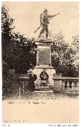 Schlachtfeld vom 18. August 1870.   Denkmal des 8 Jäger Bat. in der Schlucht