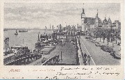 Anvers. L'embarcadère et le Steen