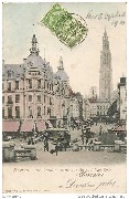 Anvers. Rue Canal au sucre vue du quai Van Dyck