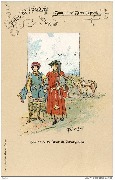 Fêtes de Bruges 1907 Tournoi de l'Arbre d'Or. Groupe de la Cour de Bourgogne