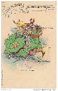Fêtes de Bruges 1907 Tournoi de l'Arbre d'Or. Le Sire d'Argueil