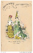 Fêtes de Bruges 1907 Tournoi de l'Arbre d'Or. Dames de la Cour de Bourgogne (XVe Siècle)