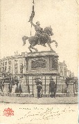 Bruxelles. Statue Godebroid de Bouillon