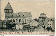Bastogne. Eglise Saint-Pierre et Porte de Trèves