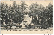 Bruxelles. Statue des Comtes d'Egmont et de Hornes(Place du Petit Sablon)