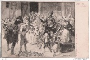 Le Vieux Liège à l'Exposition de 1905. Sortie de l'Ecole