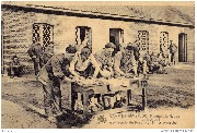 Camp de Beverloo Pendant le Repos : la lessive - Gedurende de Rust : Het linnen waschen