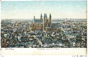 Tournai. Panorama pris de la Tour St. Brice