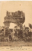 Campagne de 1914-1915 Ypres La porte Neptune apres bombardement 