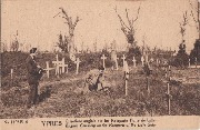 Ypres Cimetière anglais sur les remparts Porte de Lille-English Cemetery on the Remparts of the Lille Gate