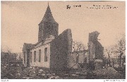 Herzele.Oude Kerk in afbraak-Ancienne Eglise en démolition 1913 