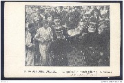 Catastrophe Uccle 1906-Le Général de Heusch félicitant les ouvriers