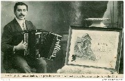 Gaston GARDEL accordéoniste-1erprix du concours international à l'Expo de Bruxelles 1910
