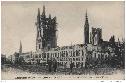 Campagne de 1914. Ruines d'Ypres. Les Halles aux draps d'Ypres 