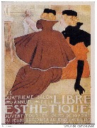 Reproduction de l'Affiche -Le quatrième Salon de la Libre Esthétique 1897?