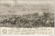 Panorama de la Bataille de Waterloo (Les dragons de l'Impératrice à l'attaque du château de Goumont)